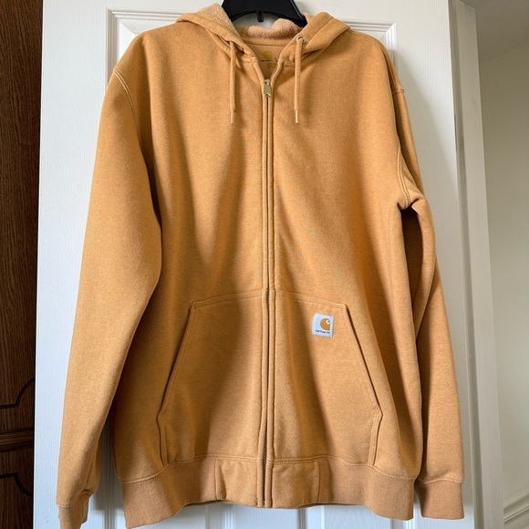 Carhatt Other - Carhartt K122 Fleece Hoodie Jacket Men Size L Full Zip Casual Original Fit Comfy